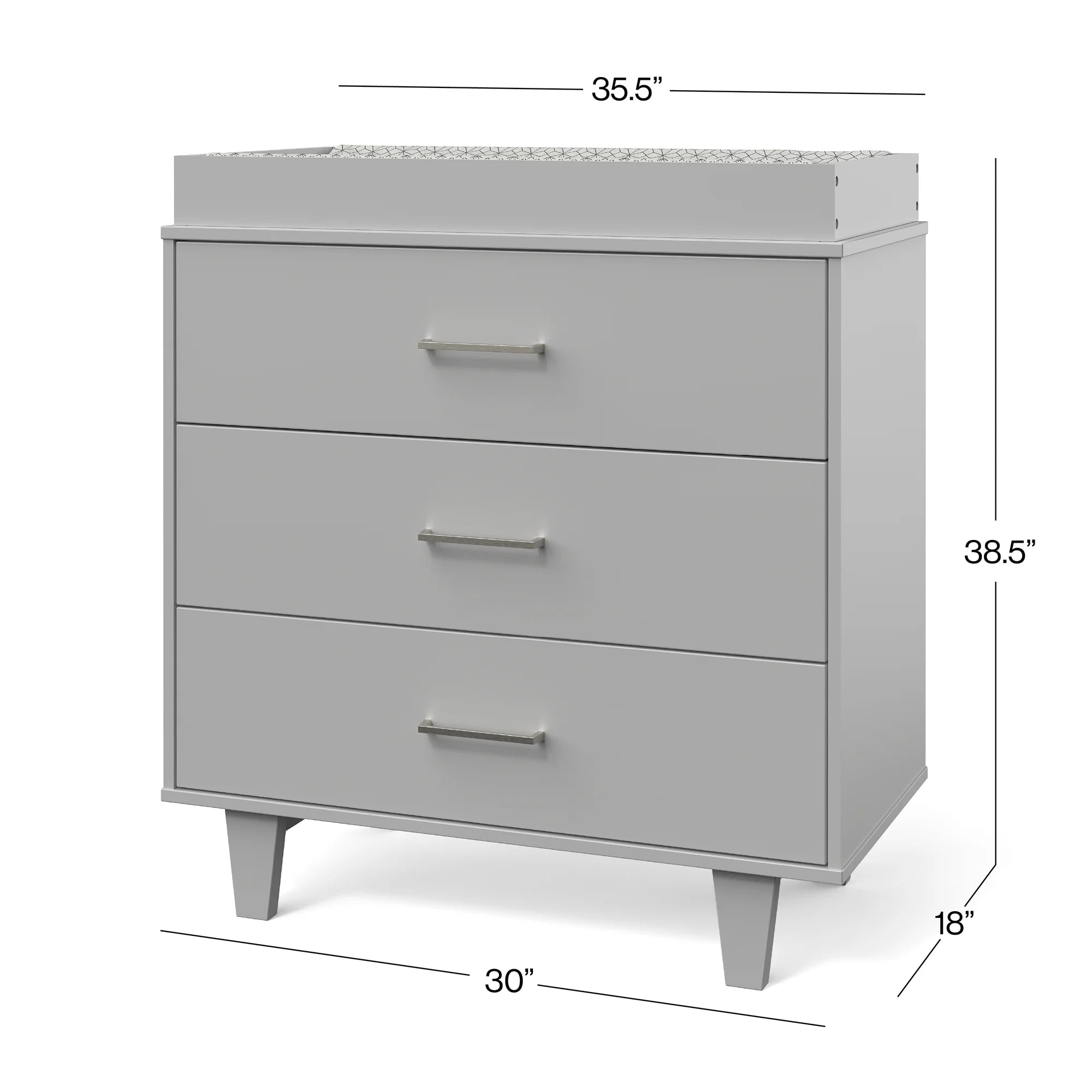 3 Drawer Dresser with Dressing Kit